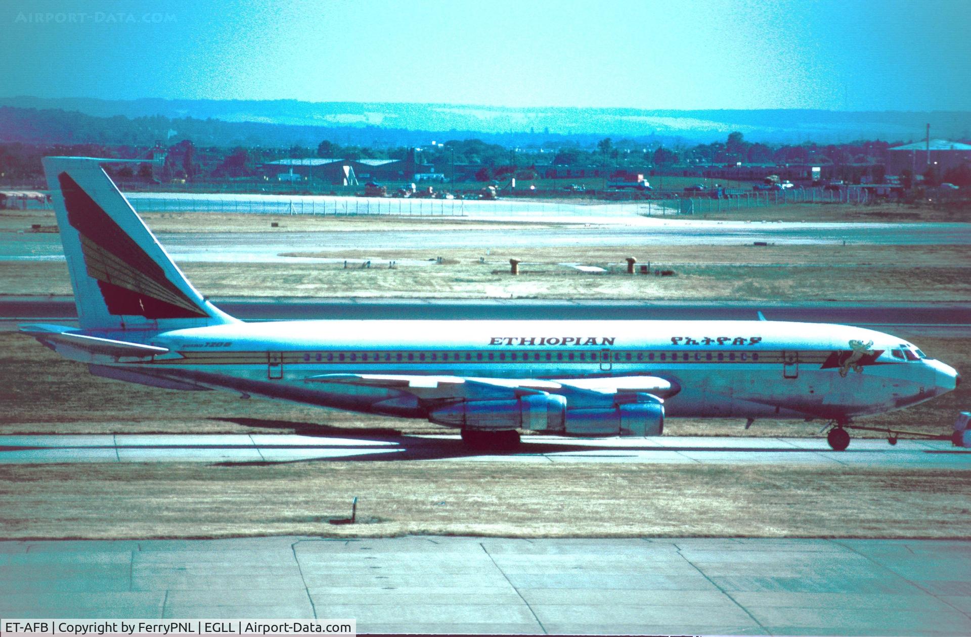 ET-AFB, 1962 Boeing 720-024B C/N 18419, Ethiopian B720