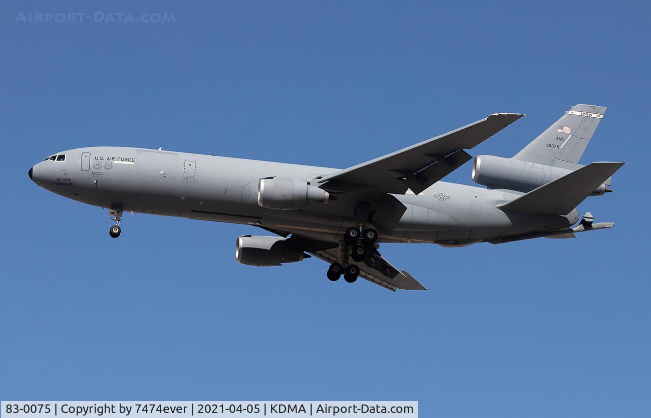 83-0075, 1983 McDonnell Douglas KC-10A Extender C/N 48216, ORCA70