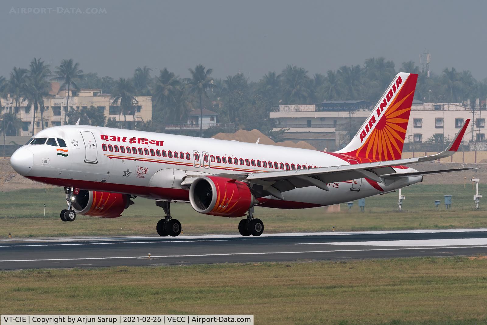 VT-CIE, 2017 Airbus A320-251N C/N 7526, Morning arrival at NSCBIA as AI-1229 from Dhaka.
