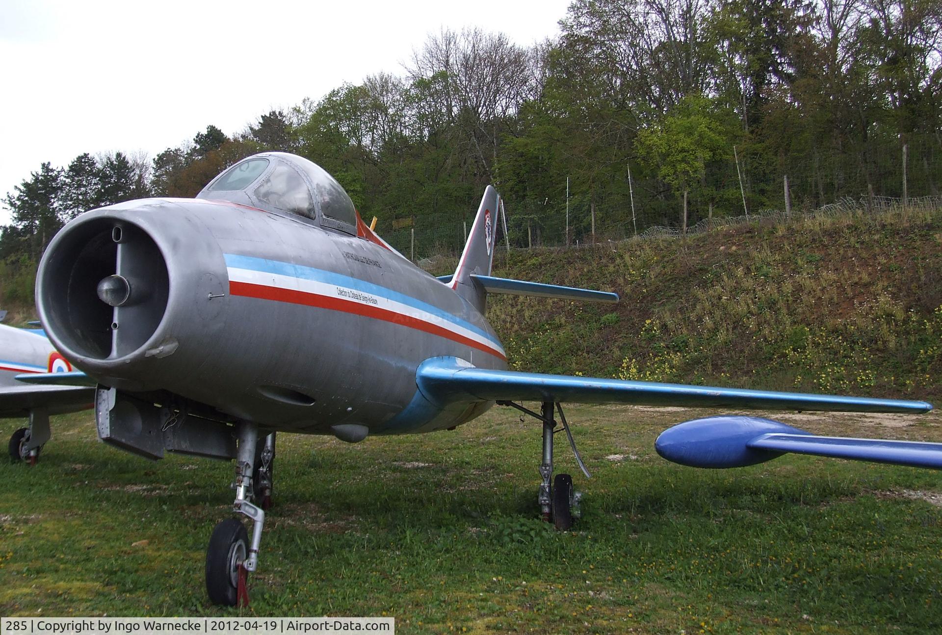 285, Dassault Mystère IVA C/N 285, Dassault Mystere IV A at the Musee de l'Aviation du Chateau, Savigny-les-Beaune