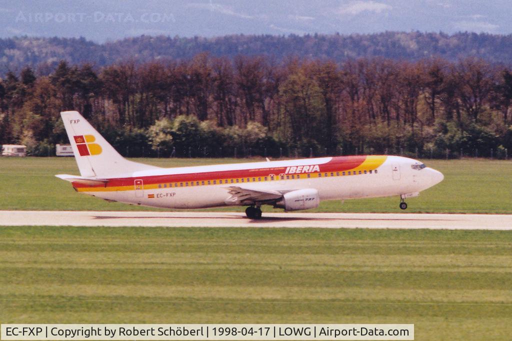EC-FXP, 1991 Boeing 737-4Q8 C/N 24706, EC-FXP @ LOWG 1998