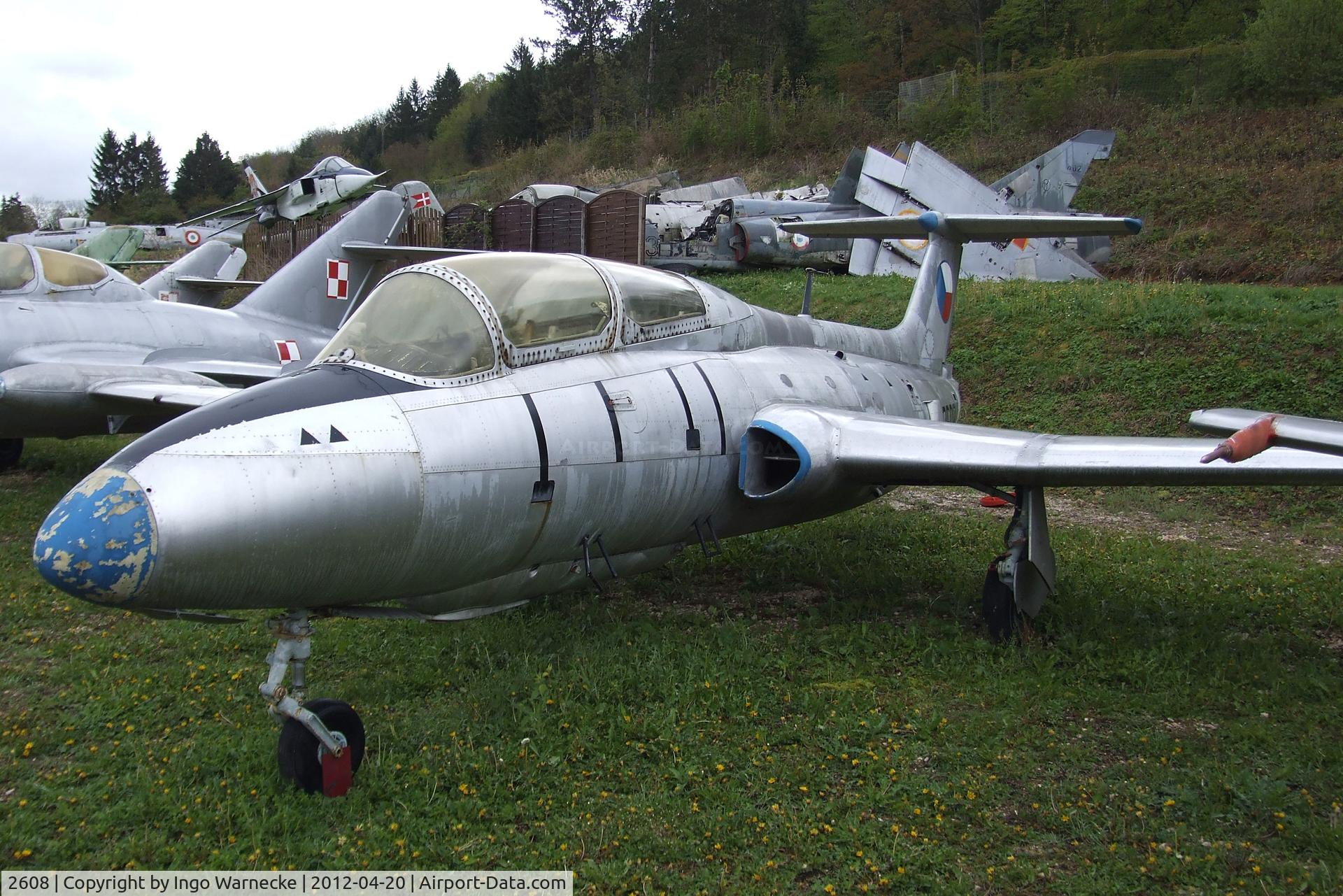 2608, Aero L-29R Delfin C/N 792608, Aero L-29R Delfin MAYA at the Musee de l'Aviation du Chateau, Savigny-les-Beaune