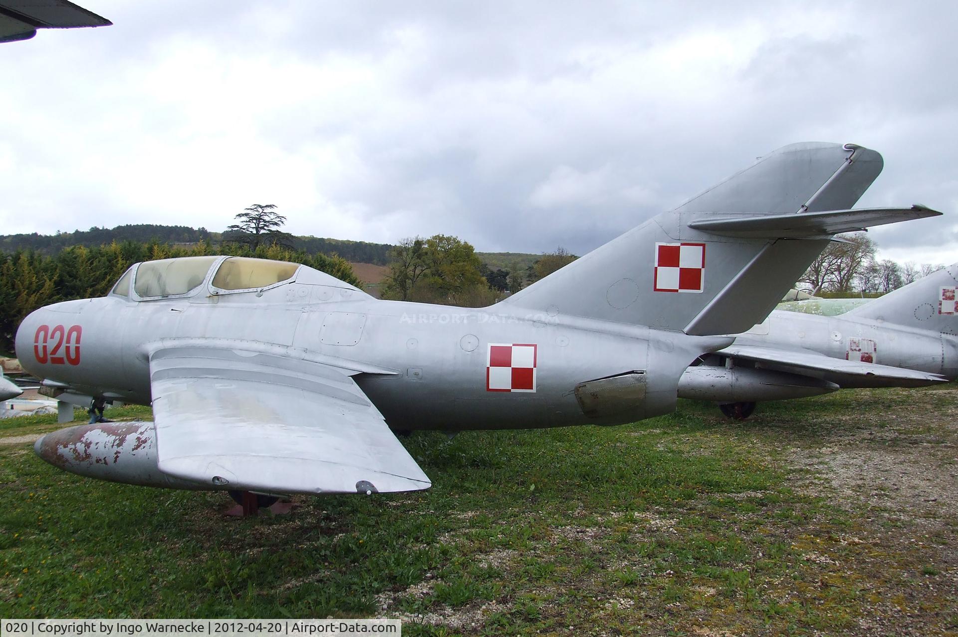 020, PZL-Mielec SBLim-2M (MiG-15UTI) C/N 1A07020, PZL-Mielec SBLim-2M (MiG-15UTI) MIDGET at the Musee de l'Aviation du Chateau, Savigny-les-Beaune