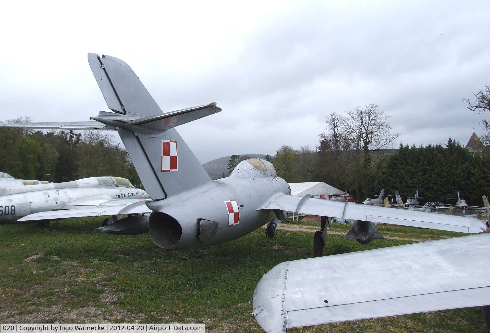 020, PZL-Mielec SBLim-2M (MiG-15UTI) C/N 1A07020, PZL-Mielec SBLim-2M (MiG-15UTI) MIDGET at the Musee de l'Aviation du Chateau, Savigny-les-Beaune