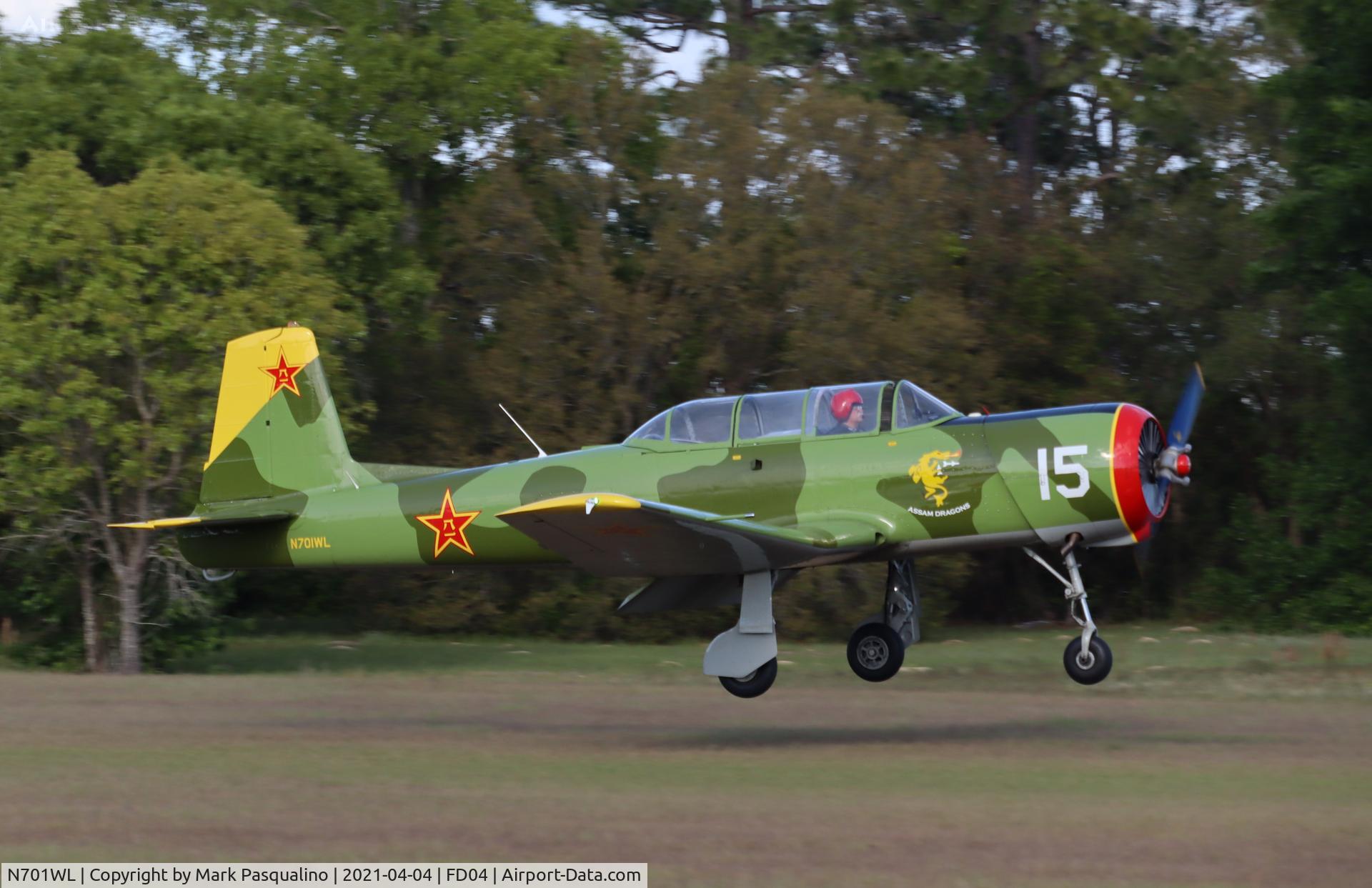 N701WL, 1975 Nanchang CJ-6 C/N 3051215, Nanchang CJ-6