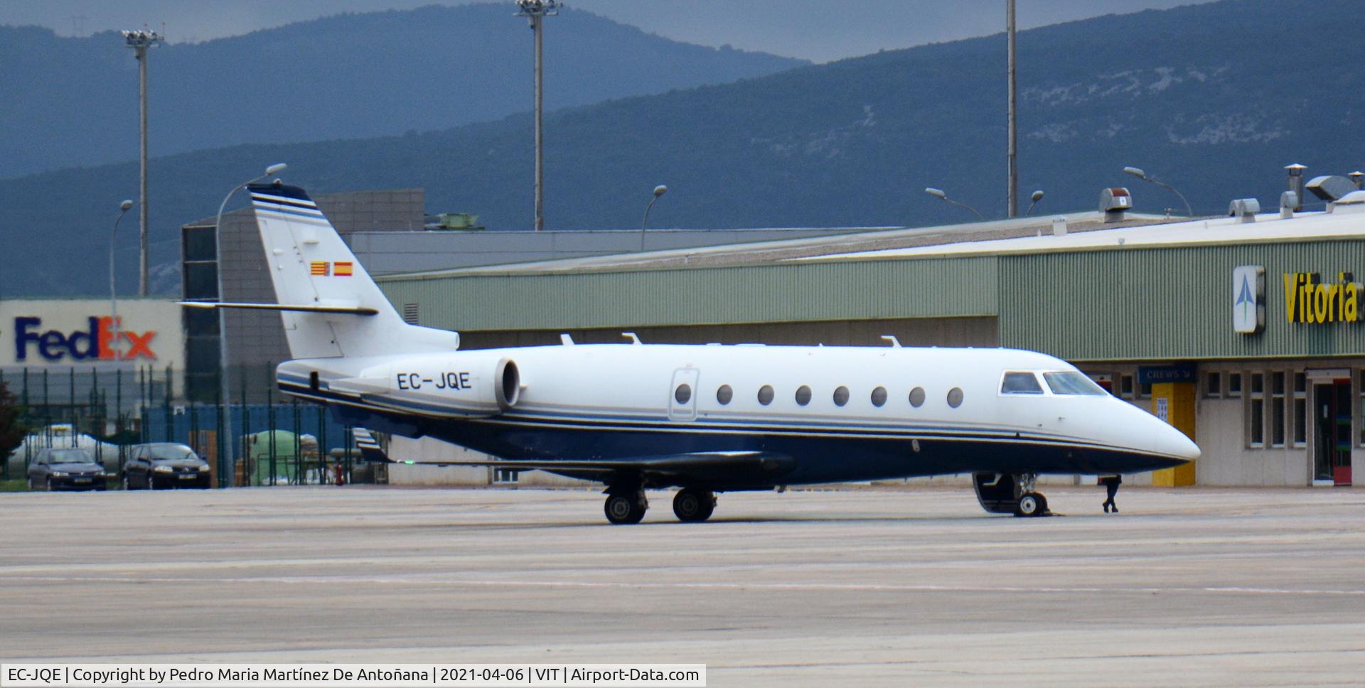 EC-JQE, 2005 Israel Aircraft Industries Gulfstream 200 C/N 125, Aeropuerto de Foronda - Vitoria-Gasteiz - Euskadi - España
