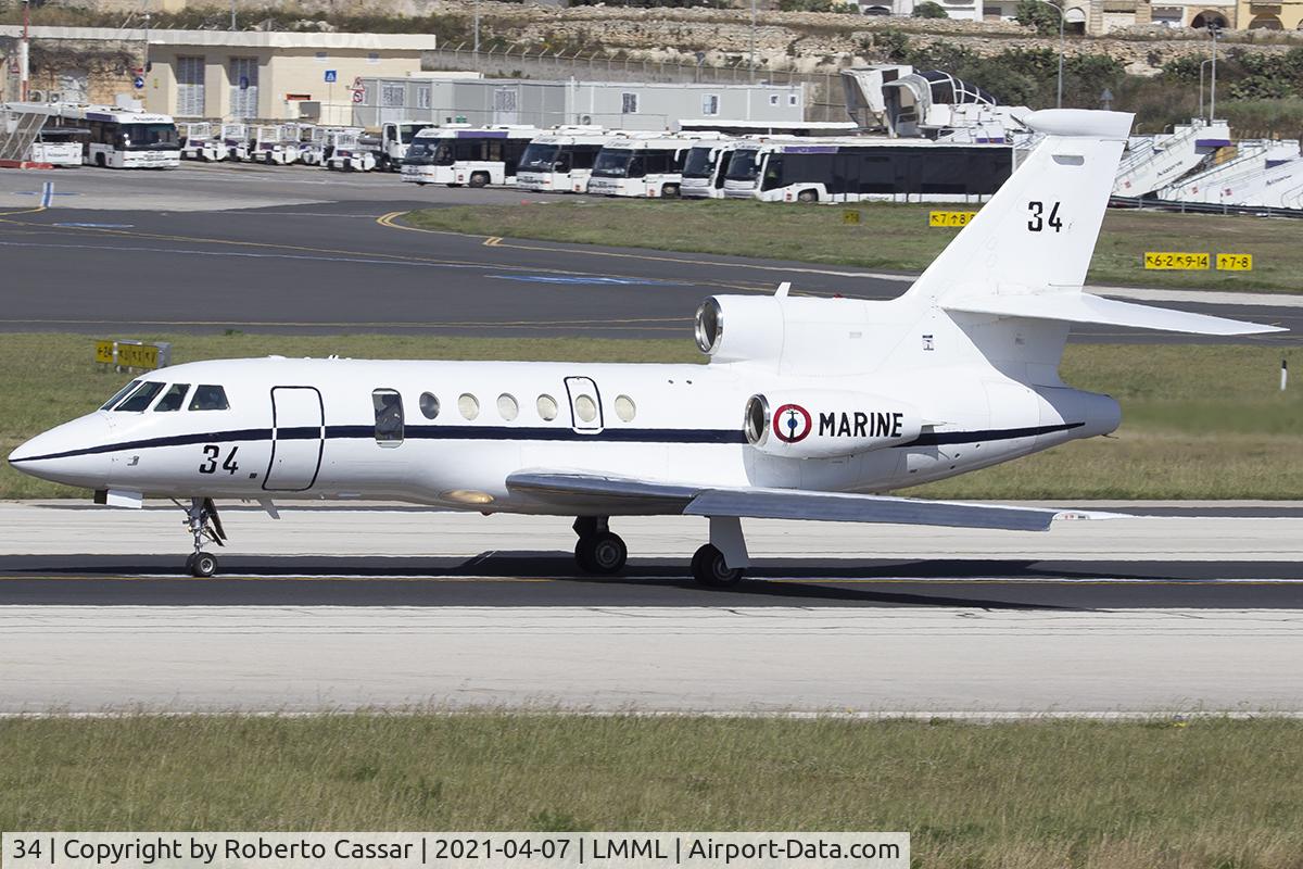 34, 1981 Dassault Falcon 50 C/N 34, Runway 31