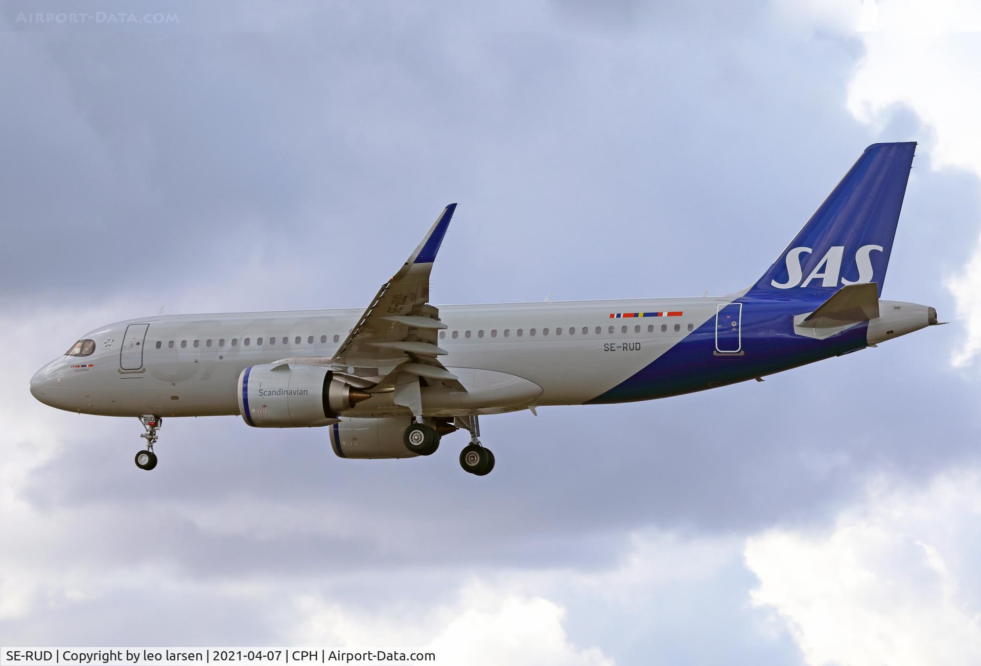 SE-RUD, 2021 Airbus A320-251N C/N 10145, Copenhagen 7.4.2021