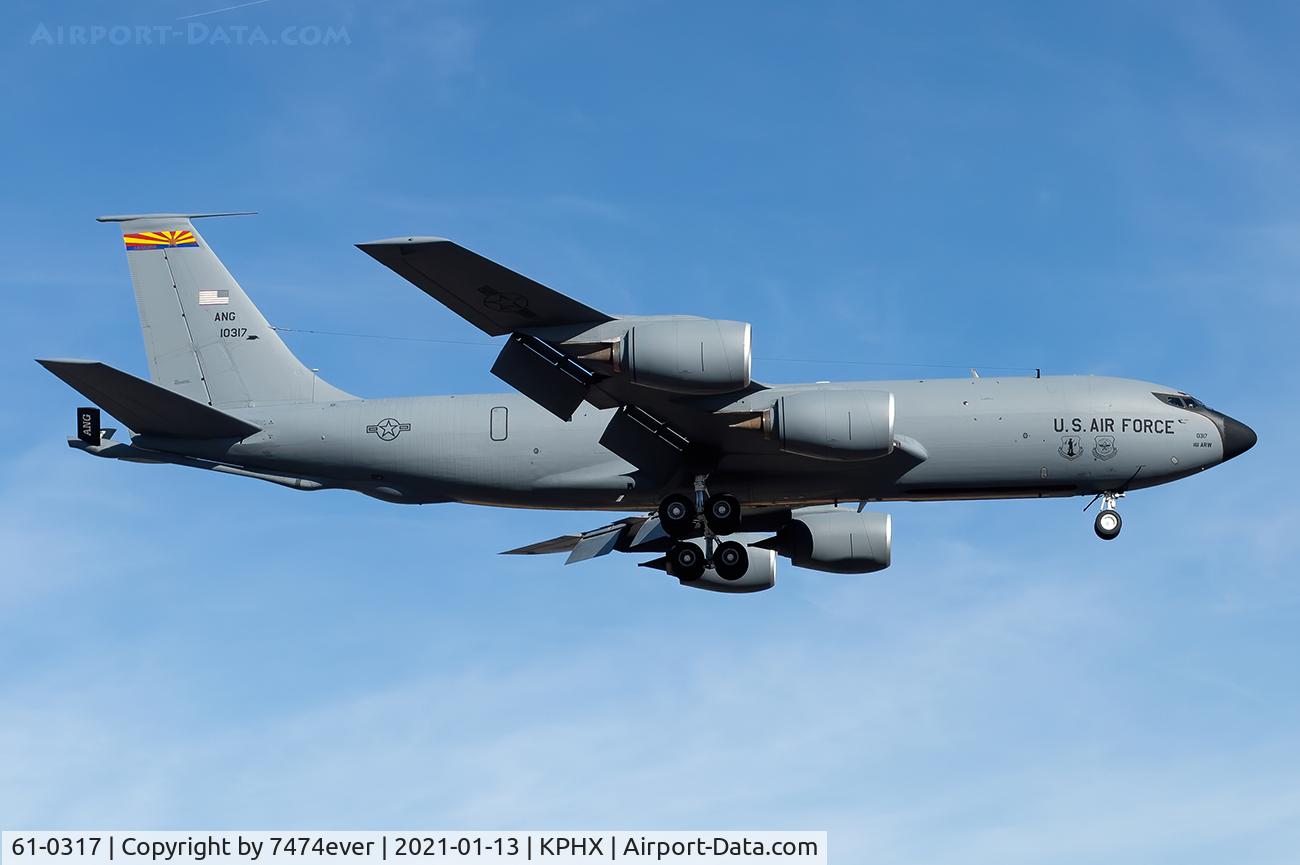 61-0317, 1961 Boeing KC-135R Stratotanker C/N 18224, COPPER6
