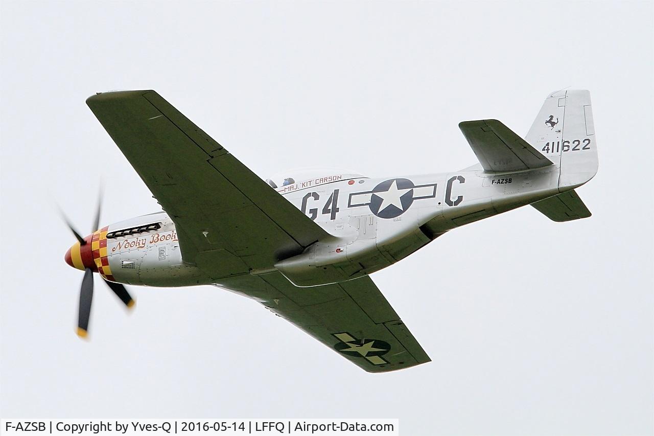 F-AZSB, 1944 North American P-51D Mustang C/N 122-40967, North American P-51D Mustang, On display, La Ferté-Alais (LFFQ) Air show 2016