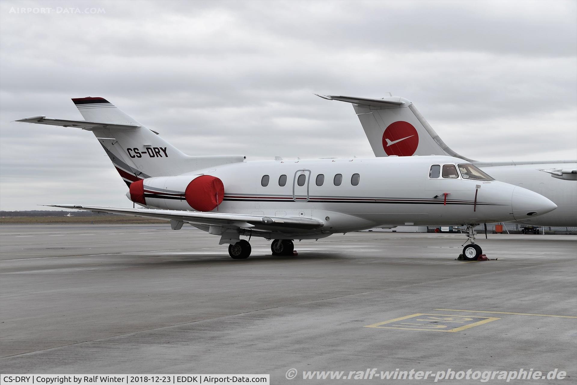CS-DRY, 2007 Raytheon Hawker 800XP C/N 258840, Hawker Beechcraft Corp Hawker 800XPi - NetJets Transportes Aereos - 258840 - CS-DRY - 23.12.2018 - CGN