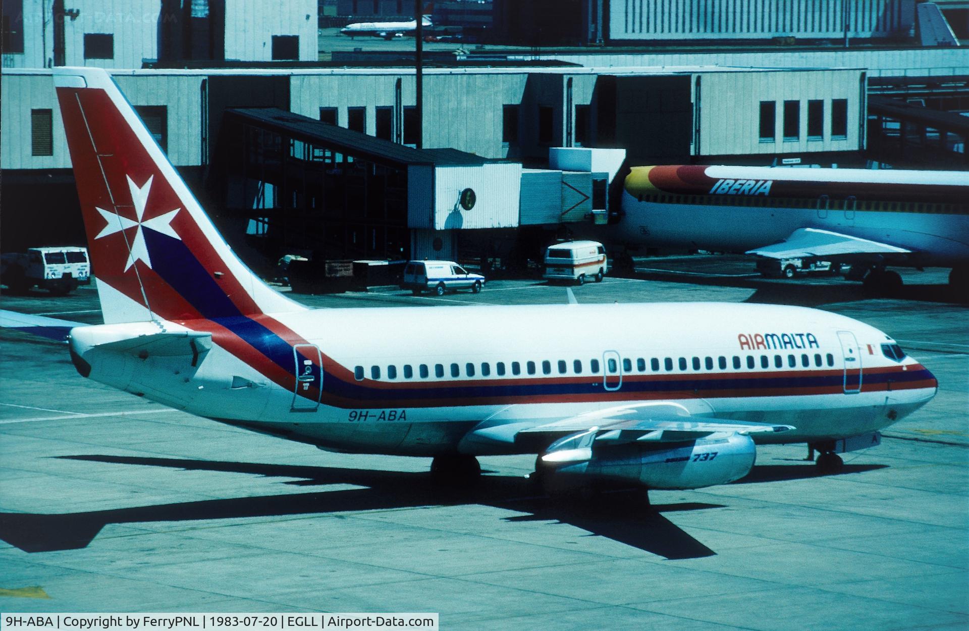 9H-ABA, 1983 Boeing 737-2Y5 C/N 23038, Air Malta B732