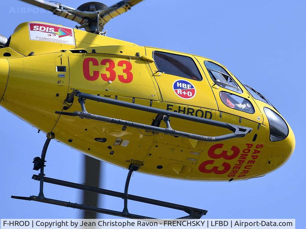 F-HROD, Aerospatiale AS-350B Ecureuil C/N 9080, CHARLIE 33