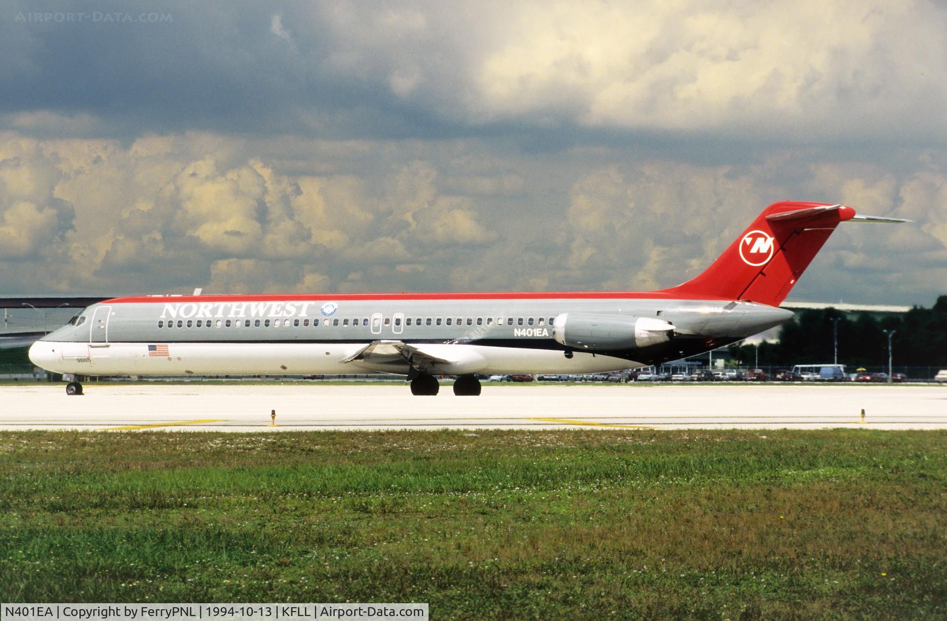 N401EA, 1975 Douglas DC-9-51 C/N 47682, Northwest DC-9-51