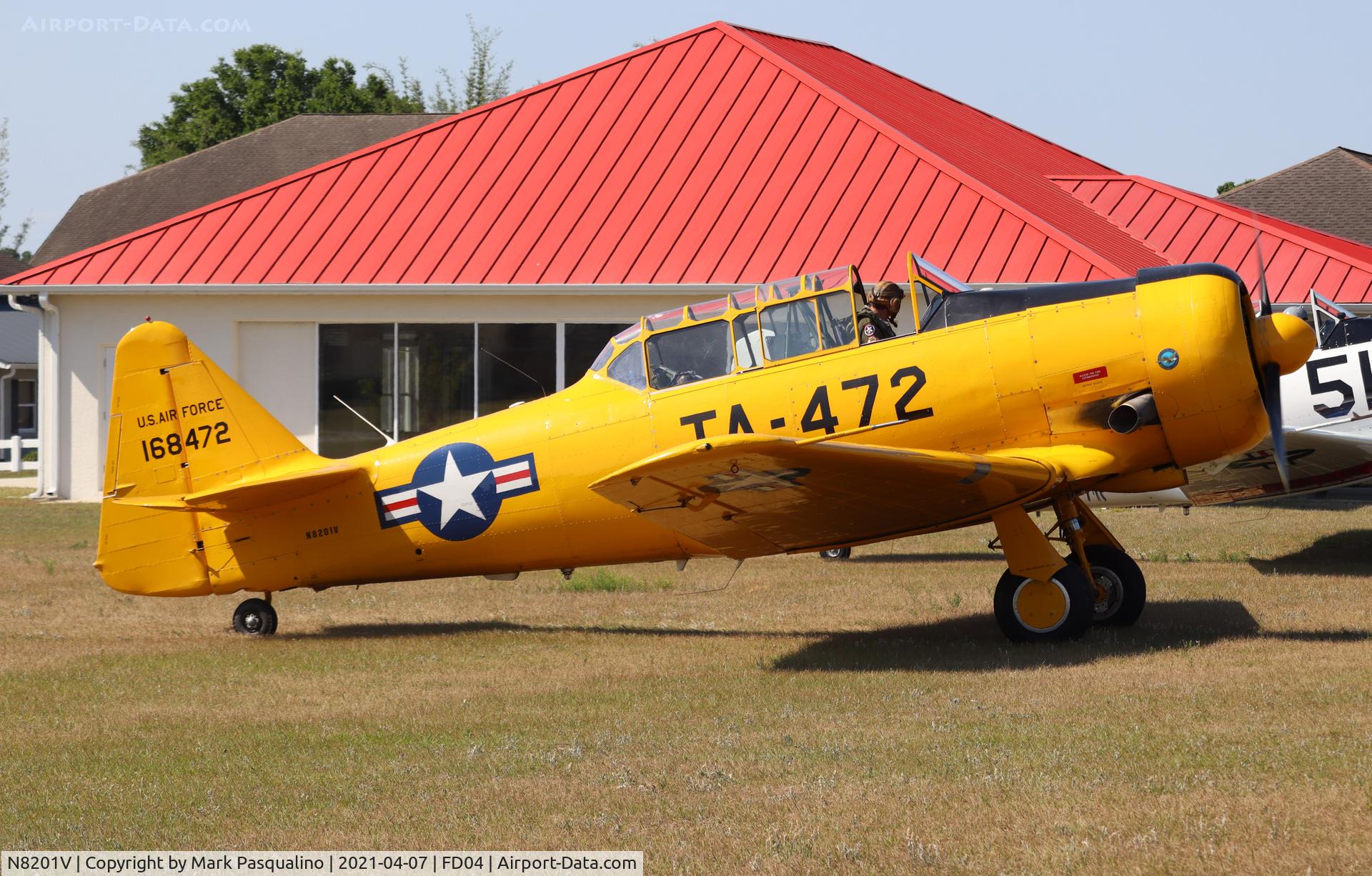 N8201V, North American T-6G Texan C/N 168-472, North American T-6G