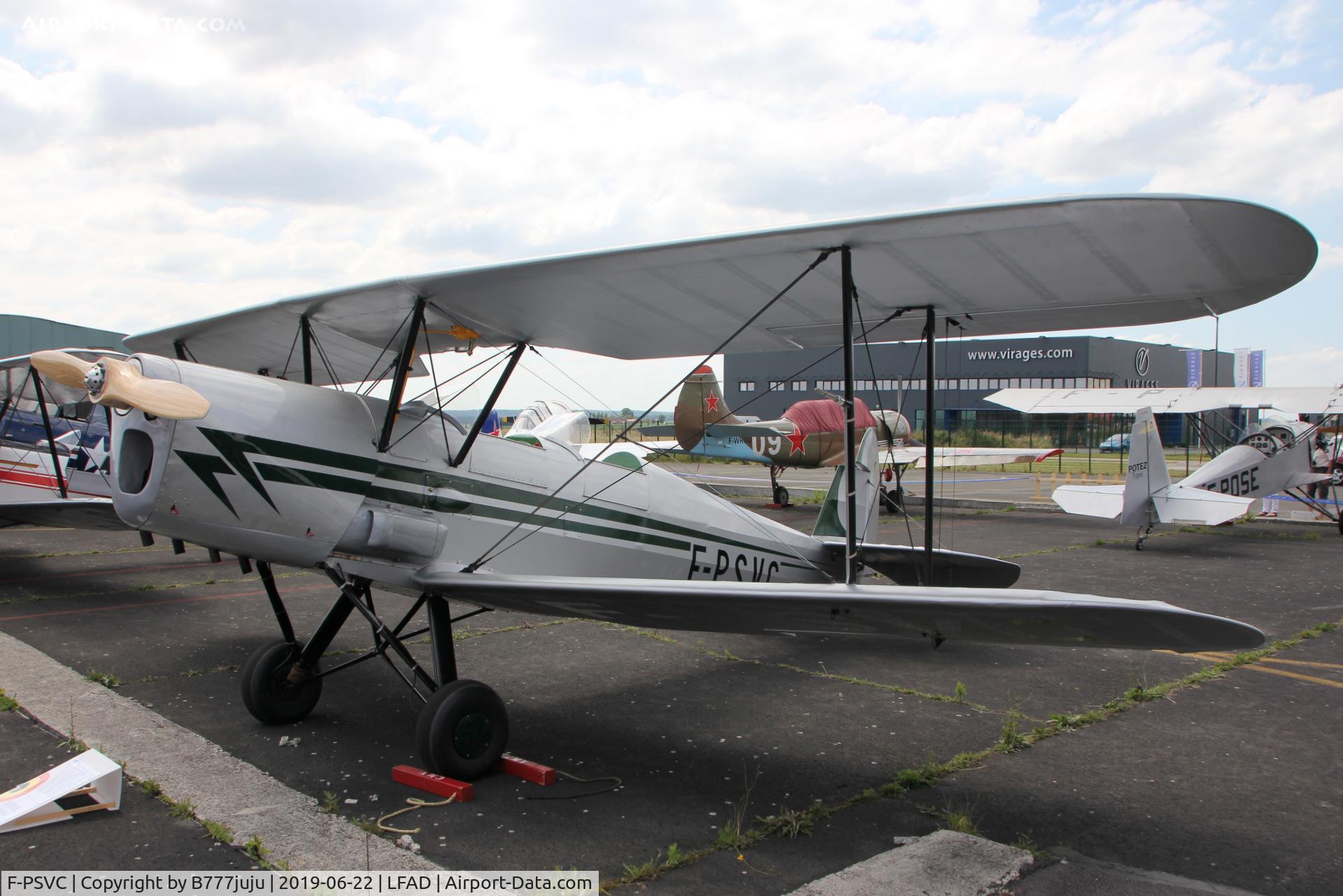 F-PSVC, Stampe-Vertongen SV-4C C/N 536, at Compiègne