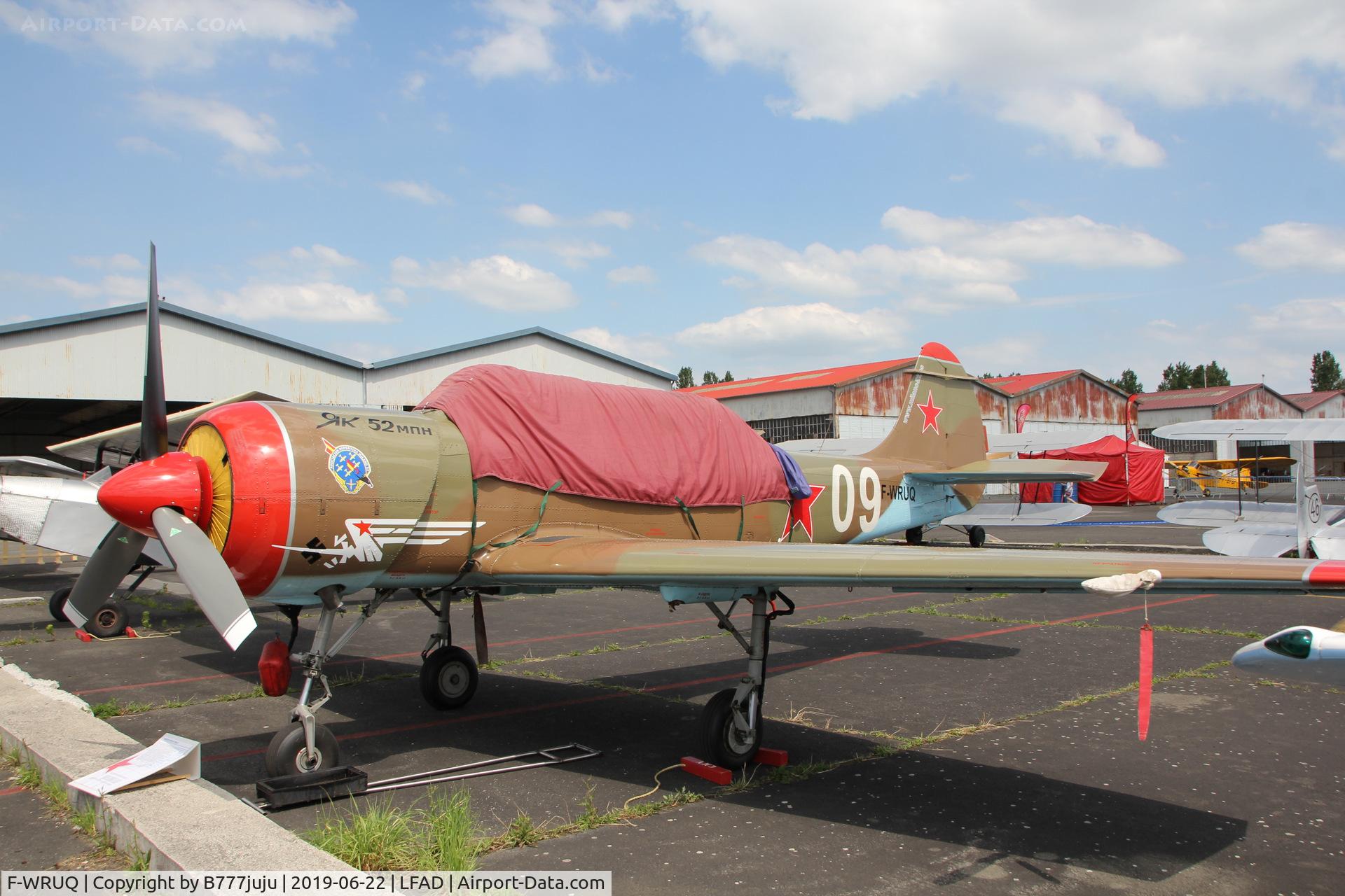 F-WRUQ, Yakovlev Yak-52 C/N 822109, at Compiègne