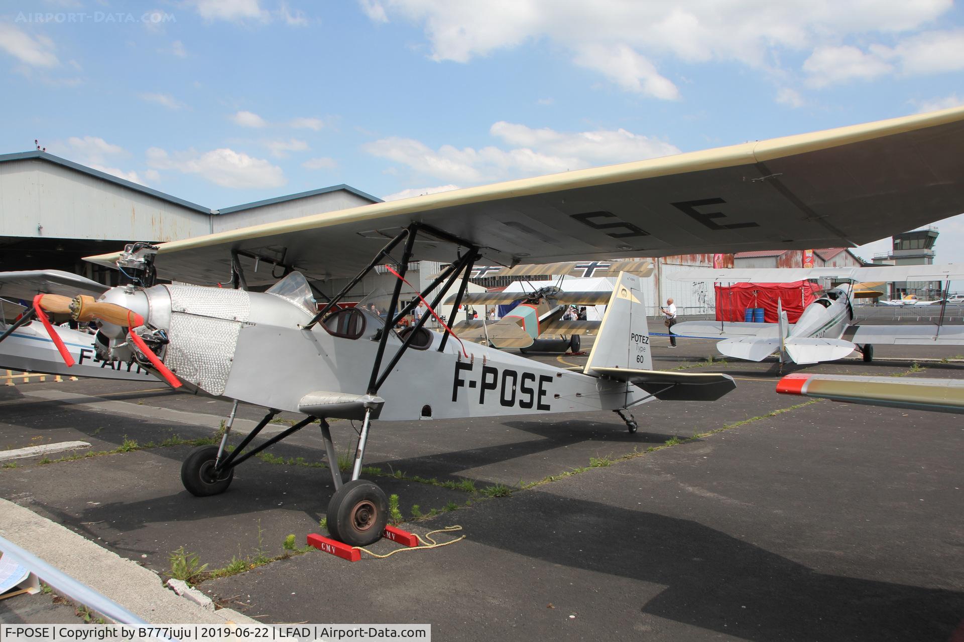 F-POSE, Potez 60 Sauterelle C/N 4184, at Compiègne