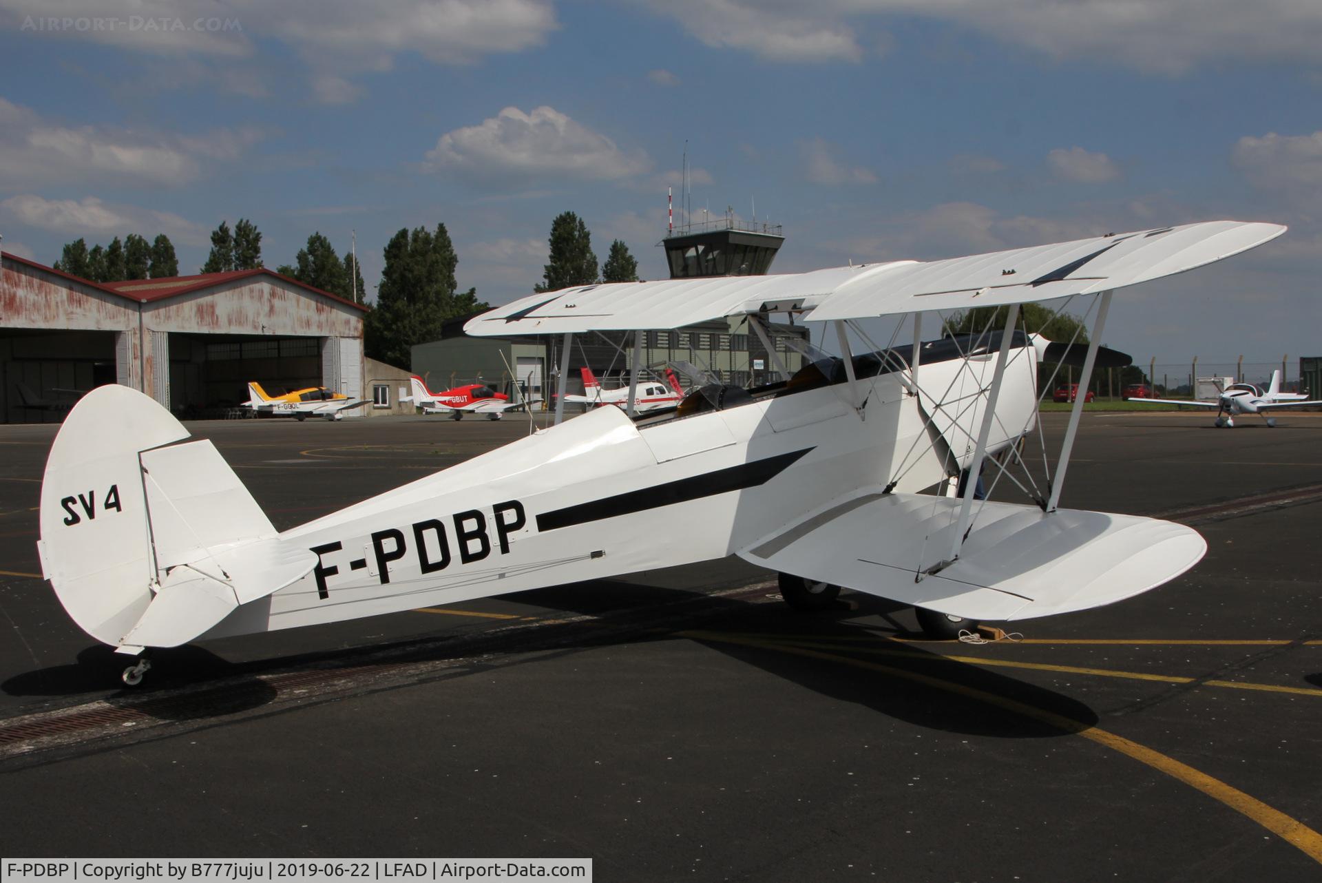 F-PDBP, Stampe-Vertongen SV-4C C/N 479, at Compiègne