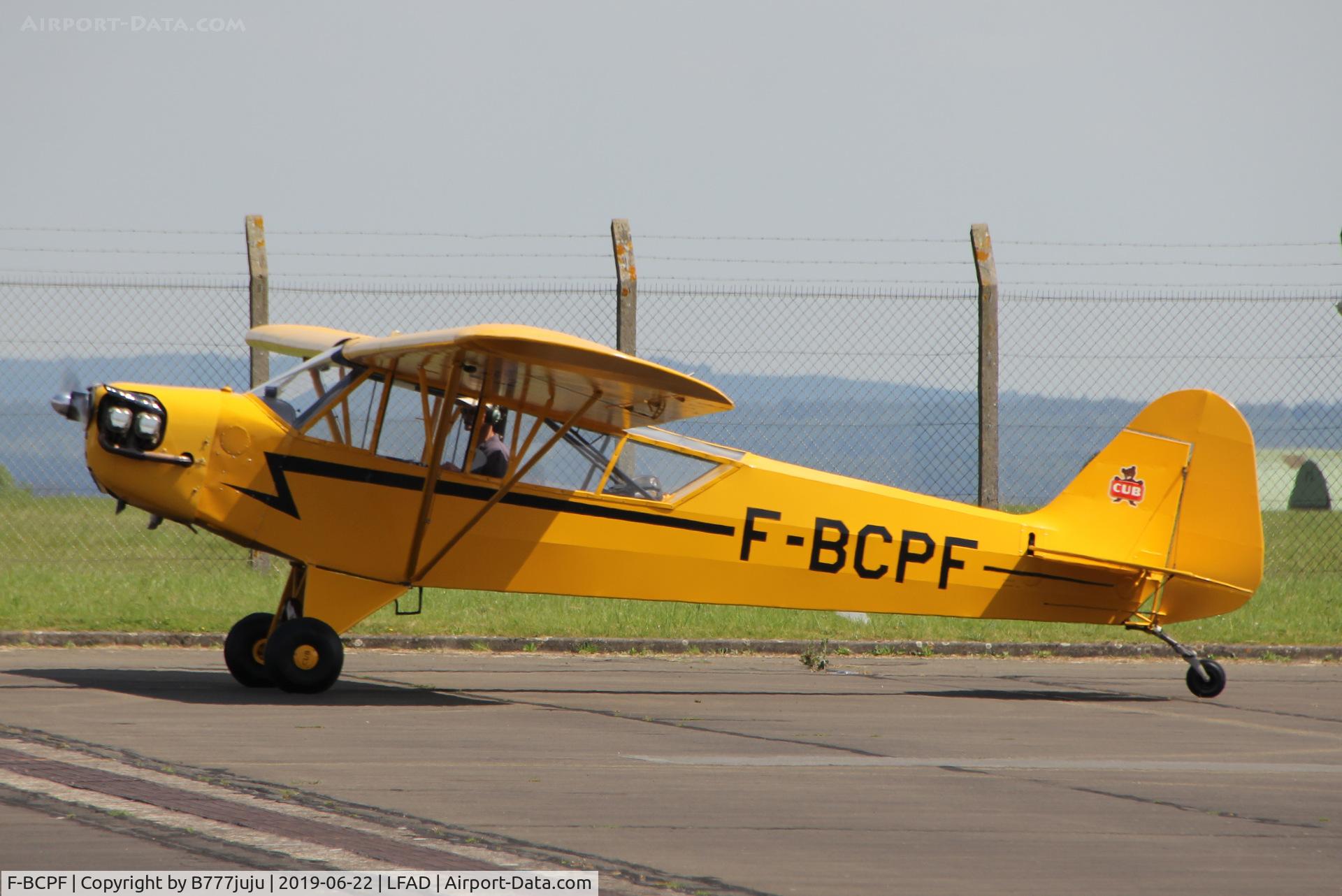 F-BCPF, Piper J3C-65 Cub Cub C/N 13251, at Compiègne