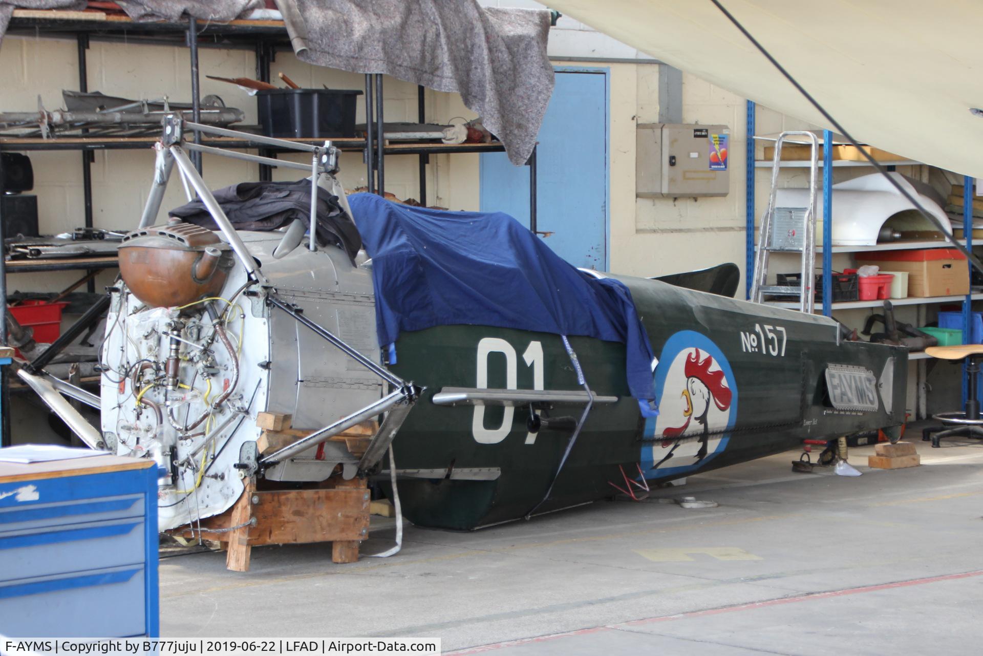 F-AYMS, 1949 Morane-Saulnier MS-230 C/N 1076, at Compiègne