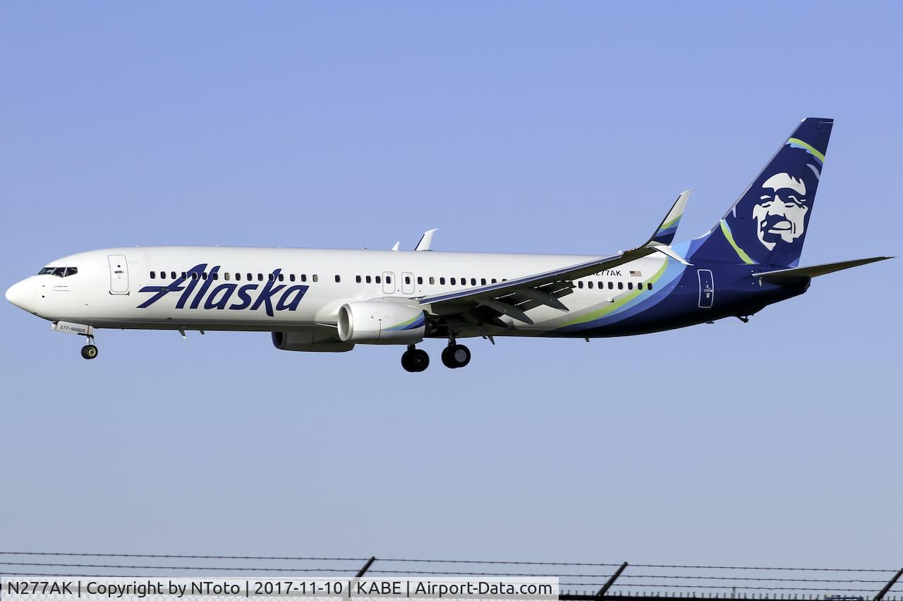 N277AK, 2017 Boeing 737-990/ER C/N 62472, Plane