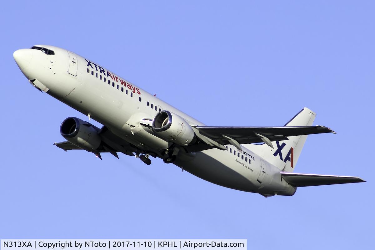 N313XA, 1991 Boeing 737-484 C/N 25313, Plane