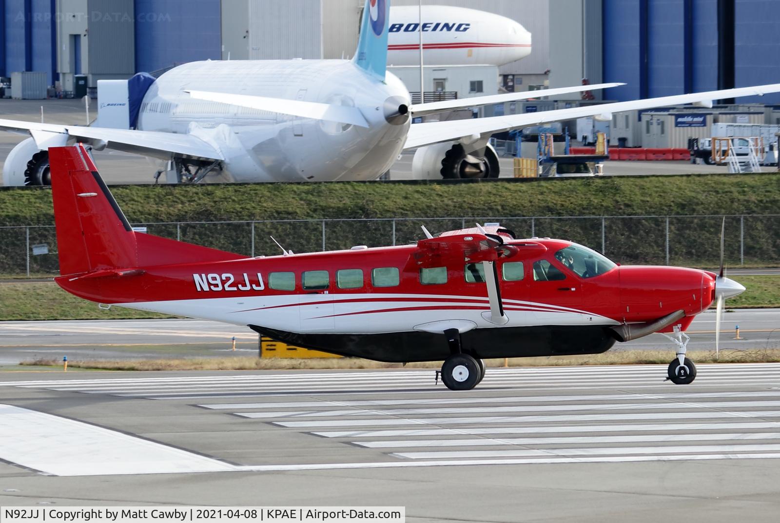N92JJ, 2004 Cessna 208B Grand Caravan C/N 208B1074, At KPAE Paine Field April 2021.