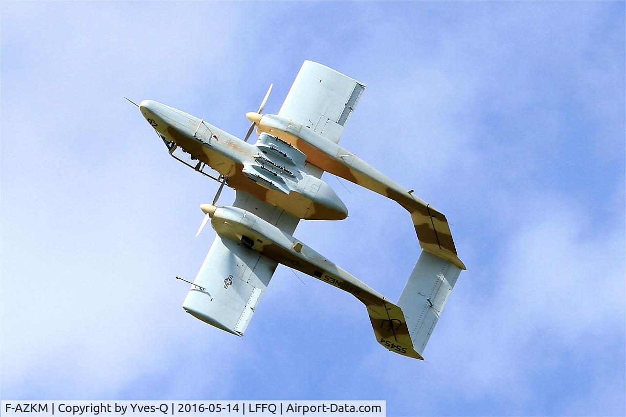 F-AZKM, 1971 North American OV-10B Bronco C/N 338-9 (305-65), North American OV-10B Bronco, On display, La Ferté-Alais (LFFQ) air show 2016