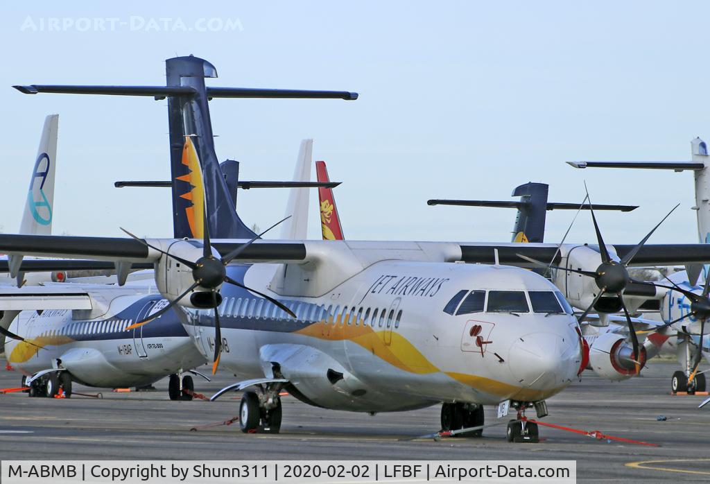 M-ABMB, 2007 ATR 72-212A C/N 771, Parked at Toulouse-Francazal and waiting a new owner... Ex; VT-JCJ