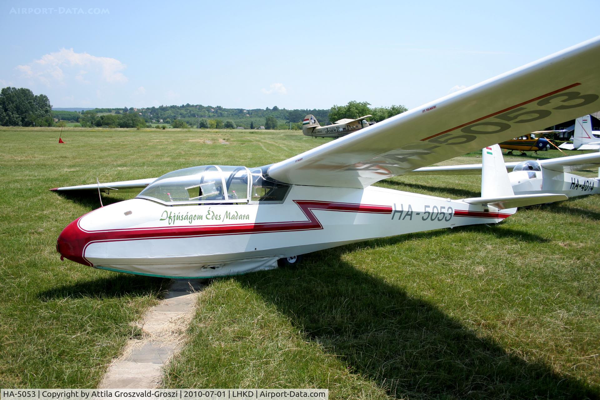 HA-5053, Schleicher Ka 7 Rhönadler C/N 7059/A, LHKD - Kecskéd Airport, Hungary