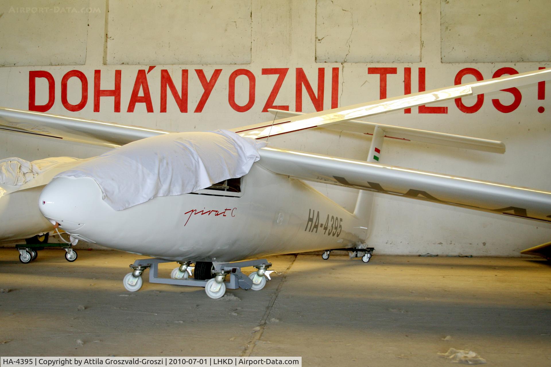 HA-4395, 1978 PZL-Bielsko SZD-30 Pirat C C/N P-832, LHKD - Kecskéd Airport, Hungary