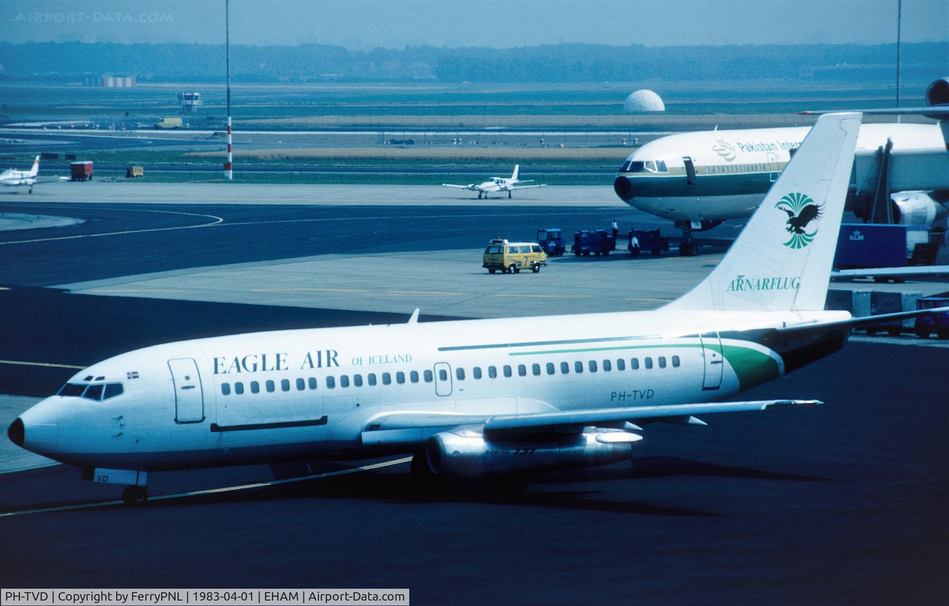 PH-TVD, 1975 Boeing 737-2K2C C/N 20943, Eagle Air leasing this Transavia B732