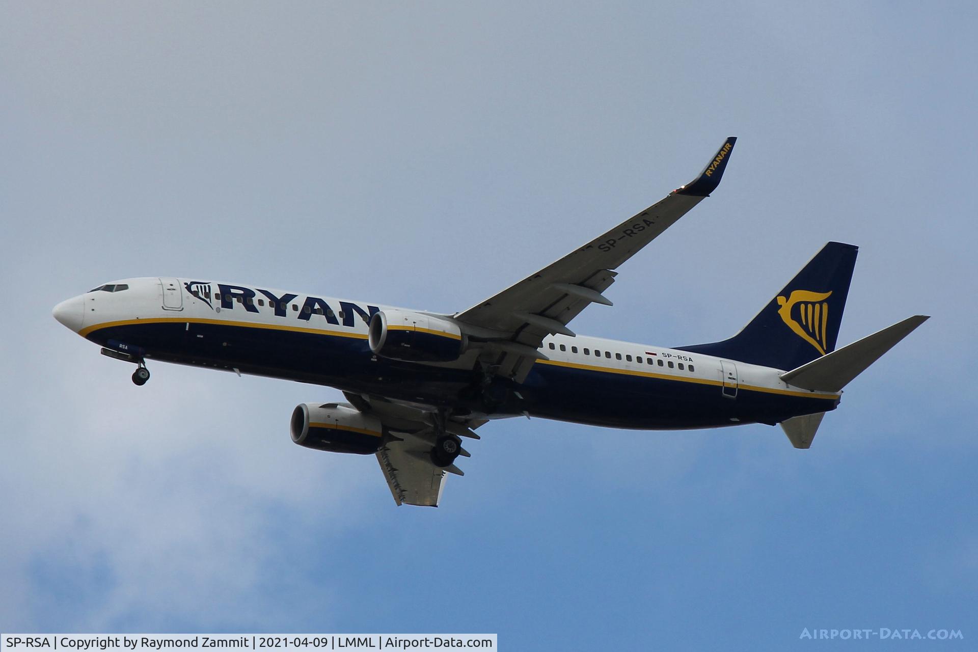 SP-RSA, 2014 Boeing 737-8AS C/N 44686, B737-800 SP-RSA Ryanair Sun