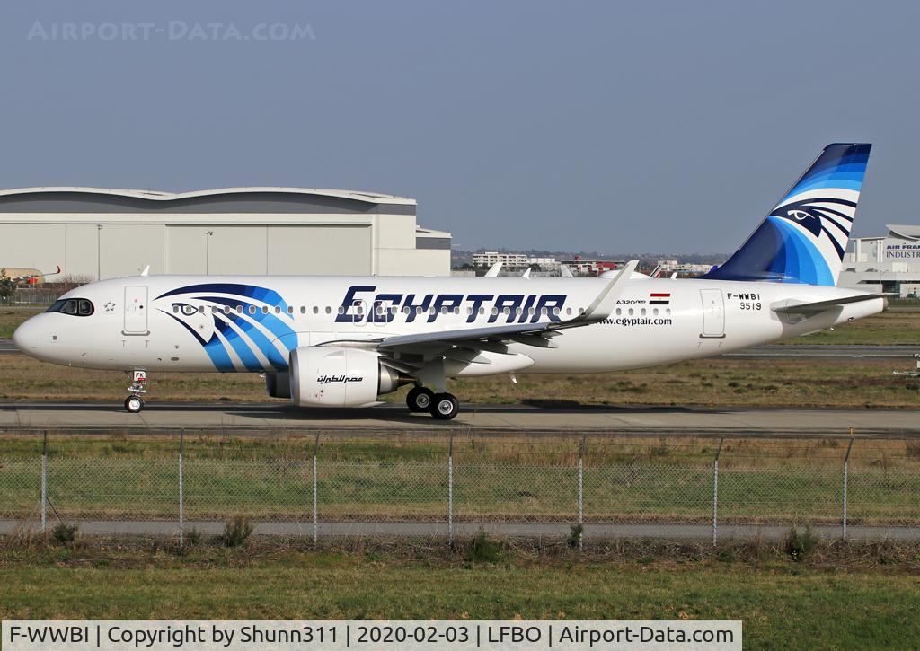 F-WWBI, 2020 Airbus A320-251N C/N 9519, C/n 9519 - To be SU-GFK