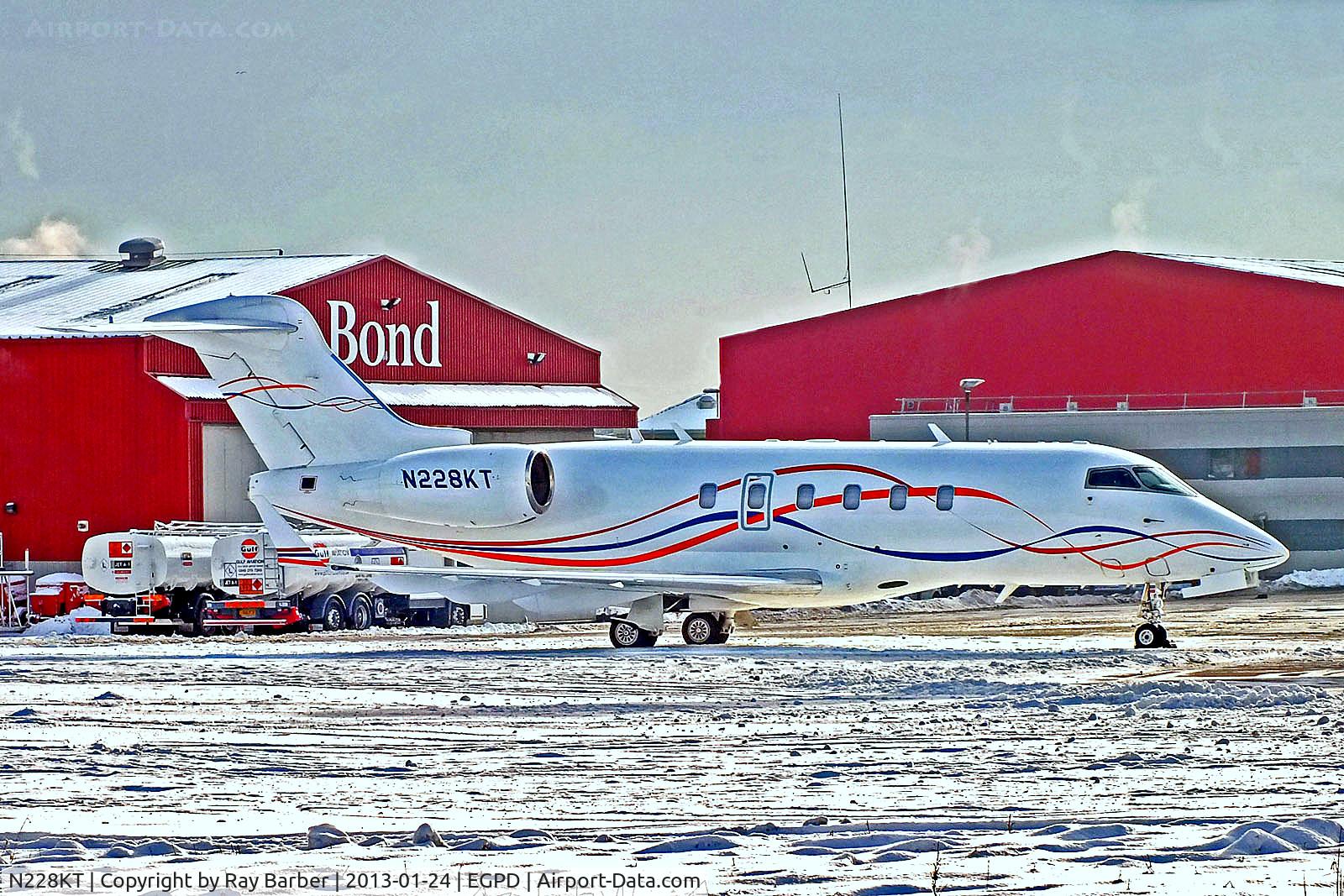 N228KT, 2007 Bombardier Challenger 300 (BD-100-1A10) C/N 20142, N228KT   Bombardier Challenger 300, [20142] (CFS Air) Aberdeen-Dyce~G 24/01/2013