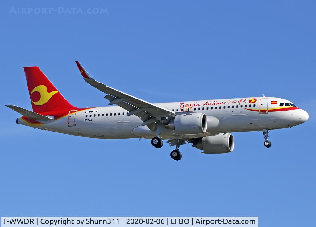F-WWDR, 2020 Airbus A320-251N C/N 9554, C/n 9554 - To be B-30DU but ntu. Sent to Flyadeal as HZ-FAL