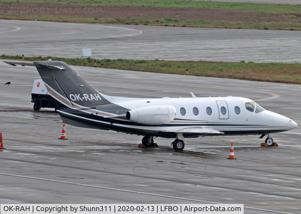 OK-RAH, 2006 Raytheon Hawker 400XP C/N RK-413, Parked at the General Aviation area...