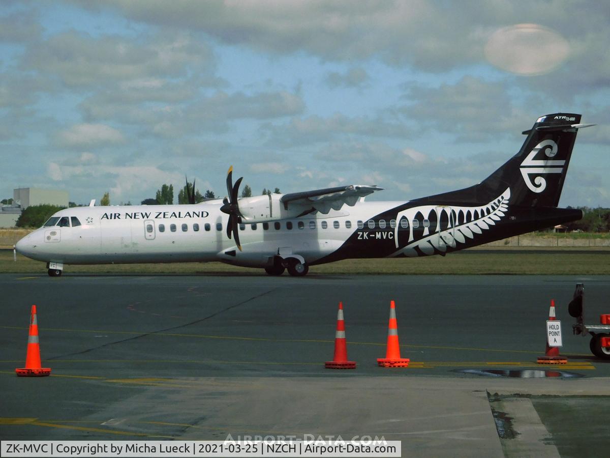 ZK-MVC, 2013 ATR 72-600 C/N 1084, At the Garden City