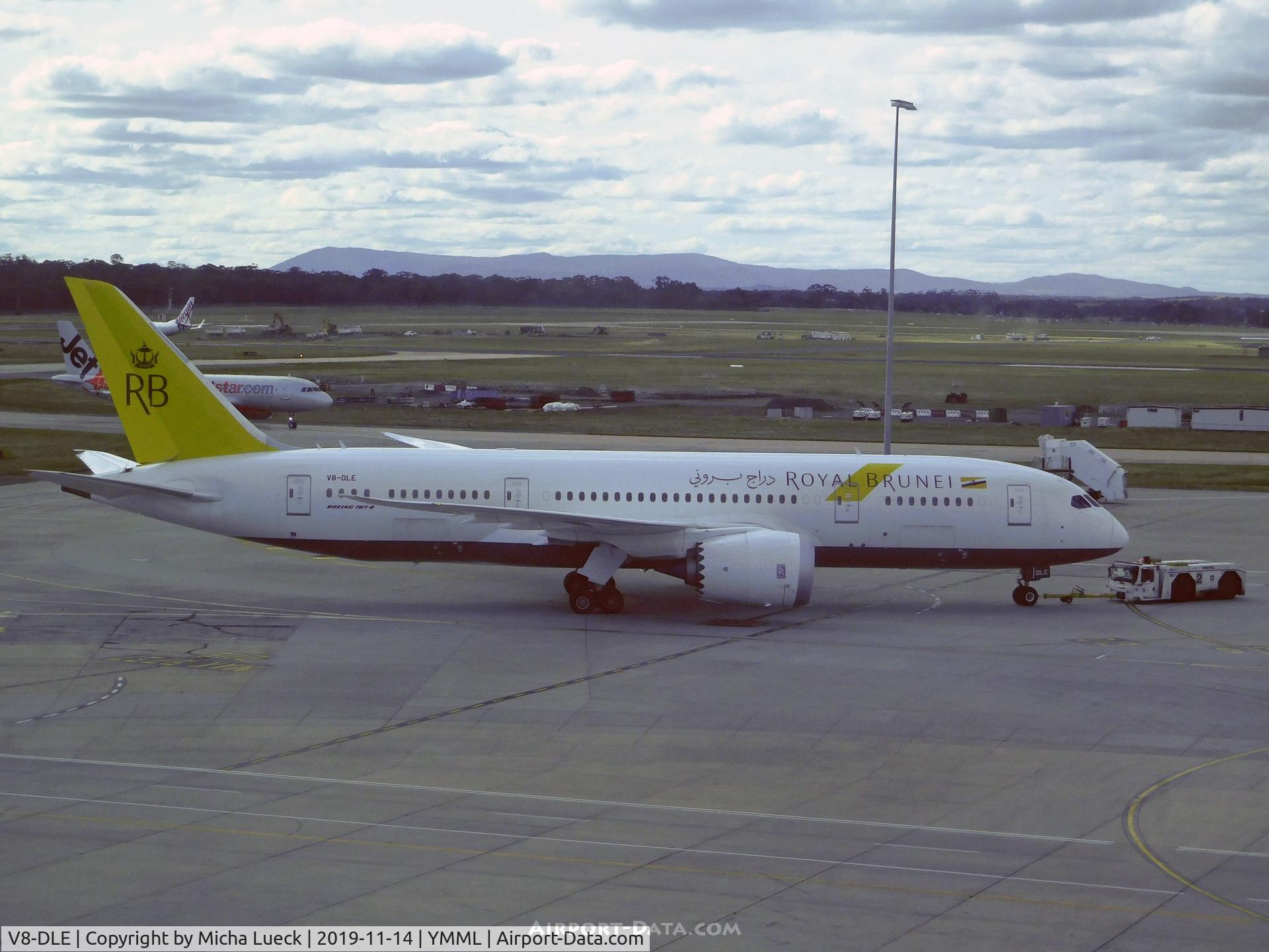 V8-DLE, 2018 Boeing 787-8 Dreamliner Dreamliner C/N 34791, At Tullamarine