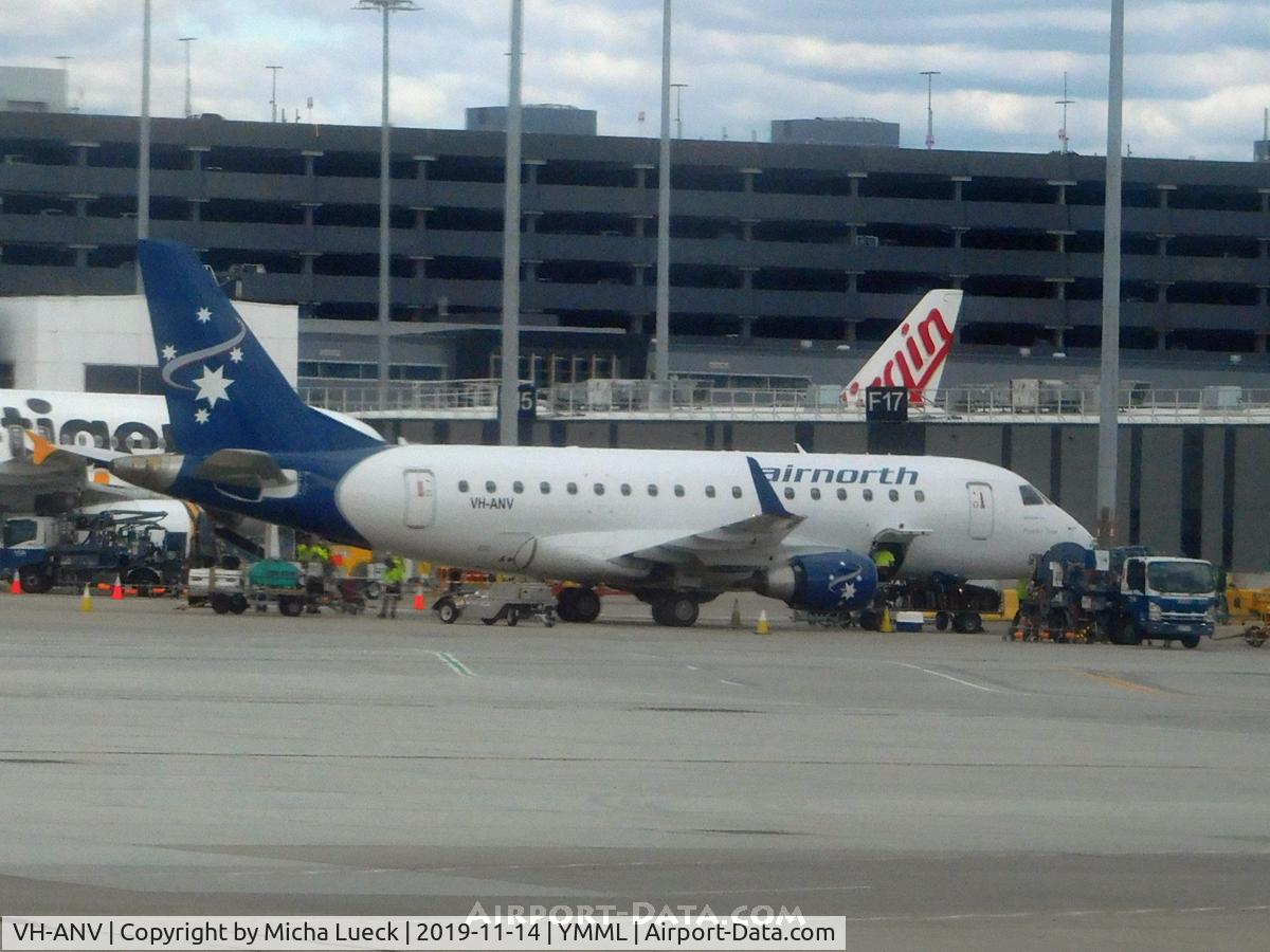 VH-ANV, 2009 Embraer 170LR (ERJ-170-100LR) C/N 17000280, At Tullamarine