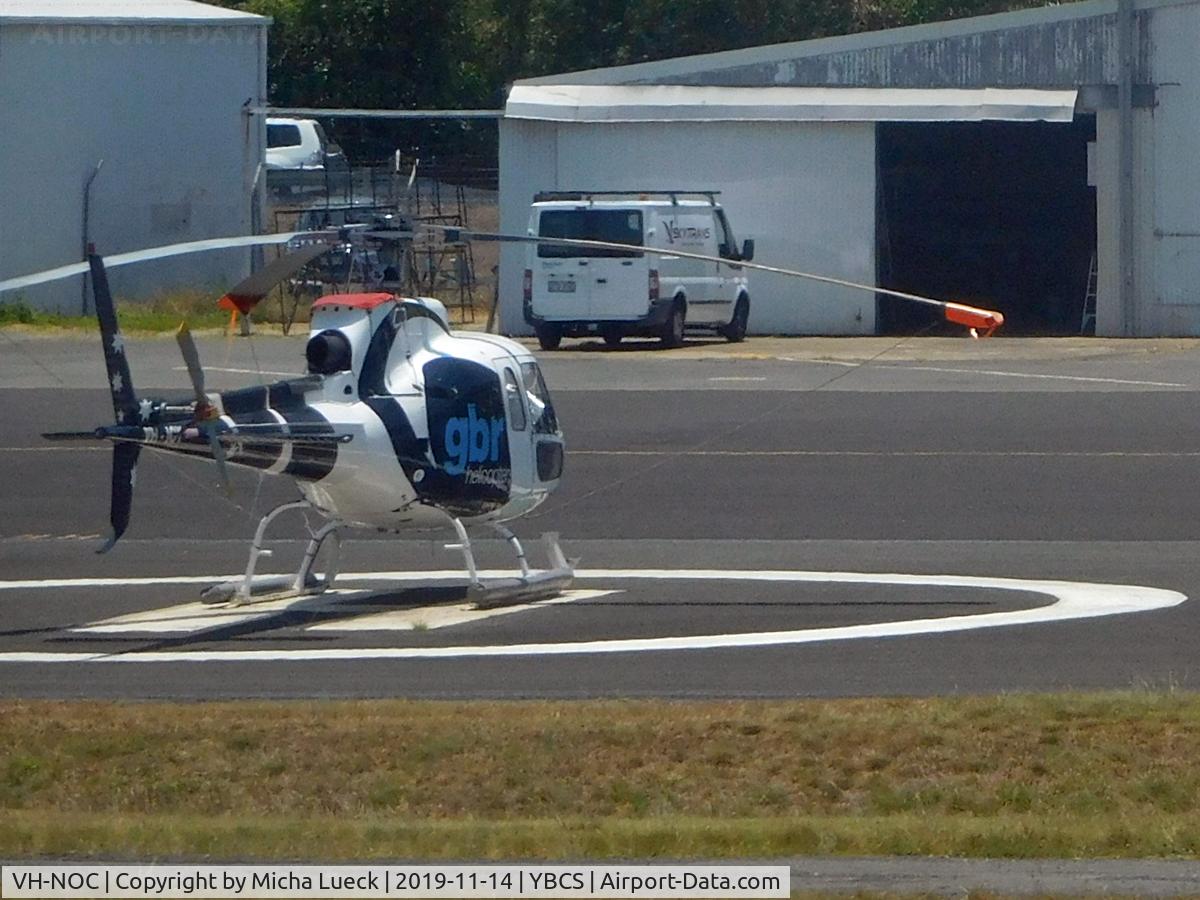 VH-NOC, 1980 Bell 206L-1 LongRanger II C/N 45533, At Cairns