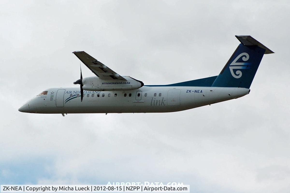 ZK-NEA, 2005 De Havilland Canada DHC-8-311 Dash 8 C/N 611, Climbing out of Paraparaumu
