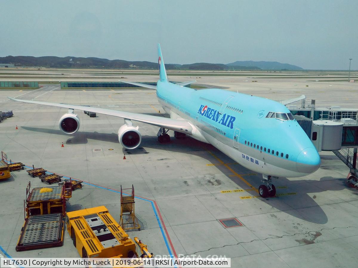 HL7630, 2015 Boeing 747-8B5 C/N 40905, At Incheon