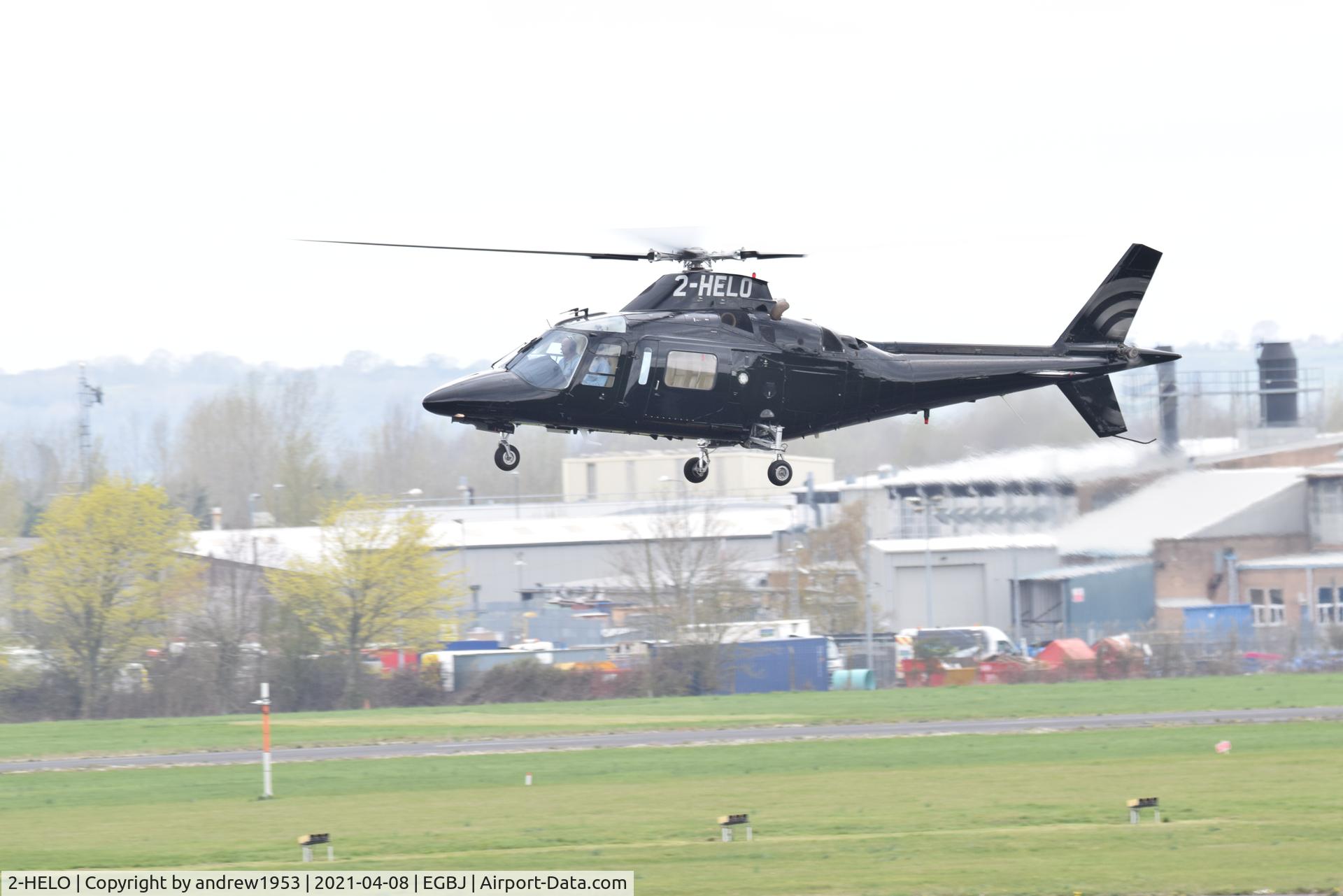 2-HELO, 1995 Agusta A-109C C/N 7630, 2-HELO at Gloucestershire Airport.