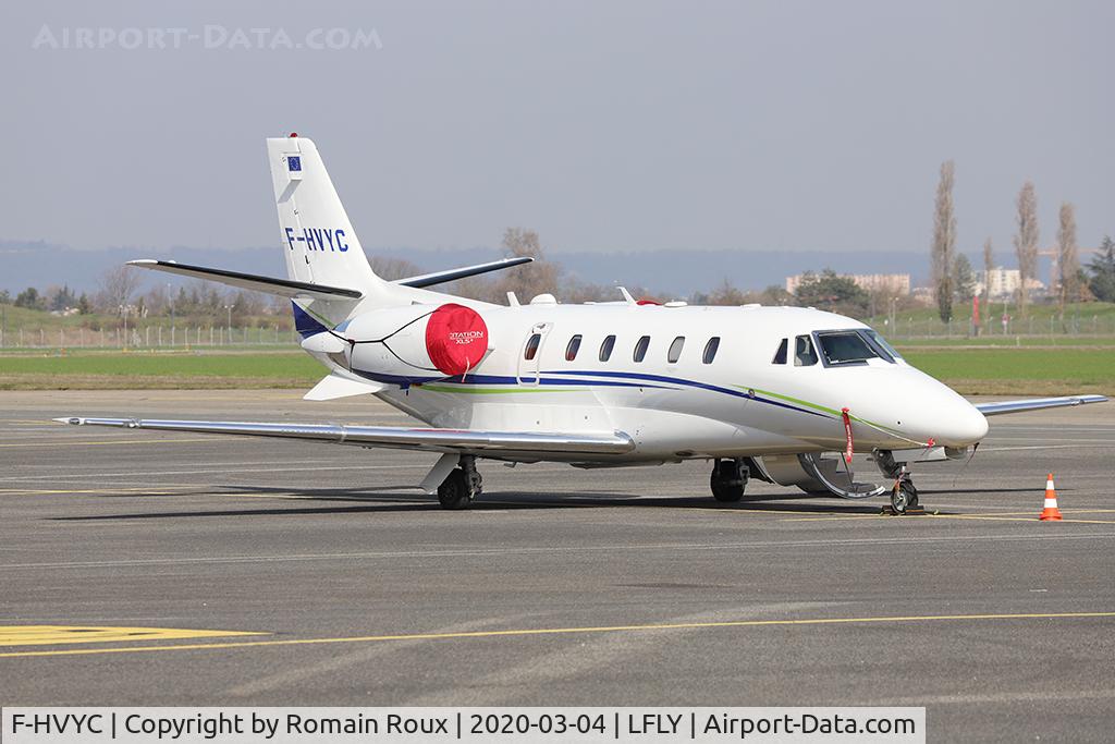 F-HVYC, 2018 Cessna 560XLS Citation Excel+ C/N 560-6254, Parked