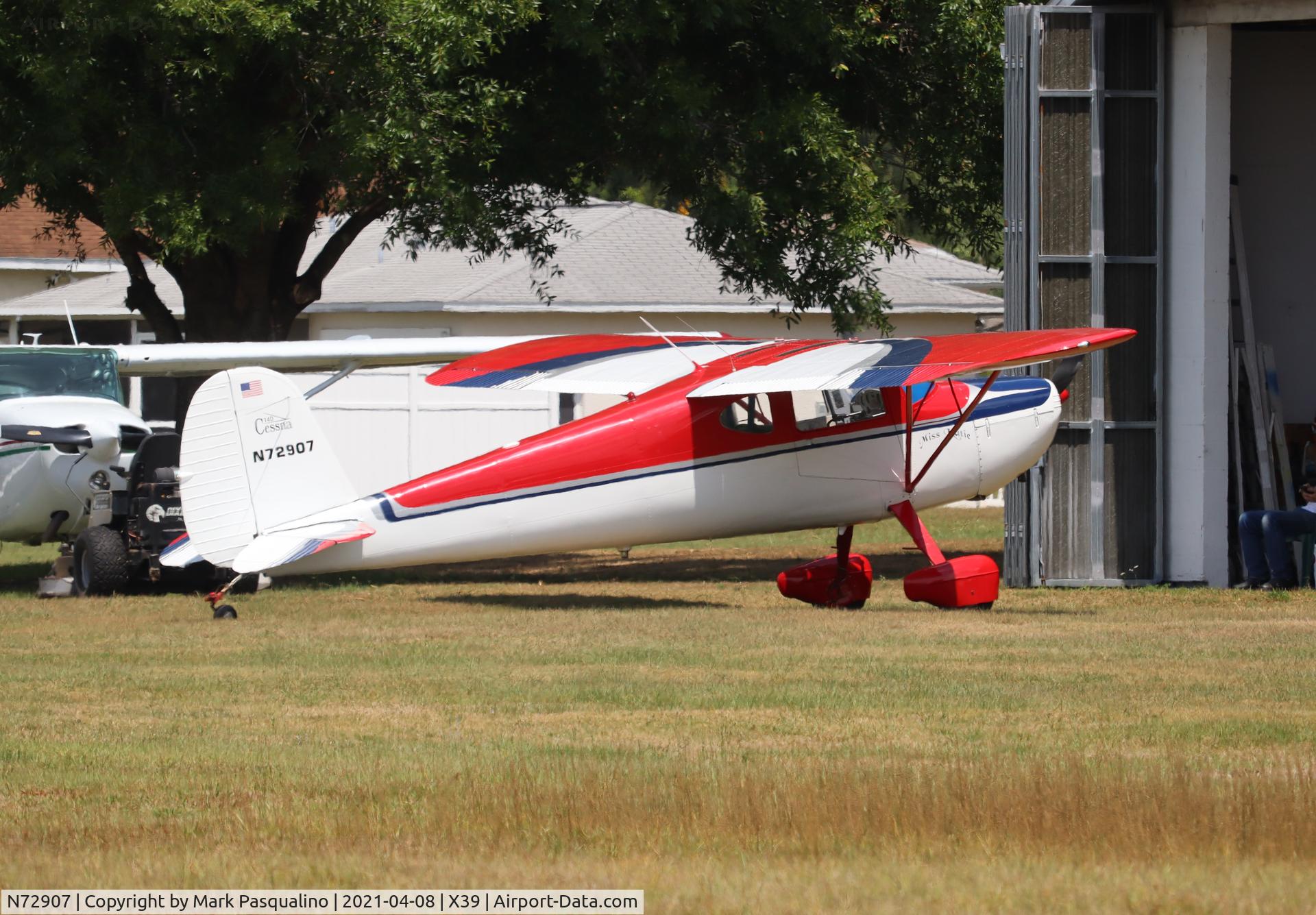 N72907, 1946 Cessna 140 C/N 10101, Cessna 140