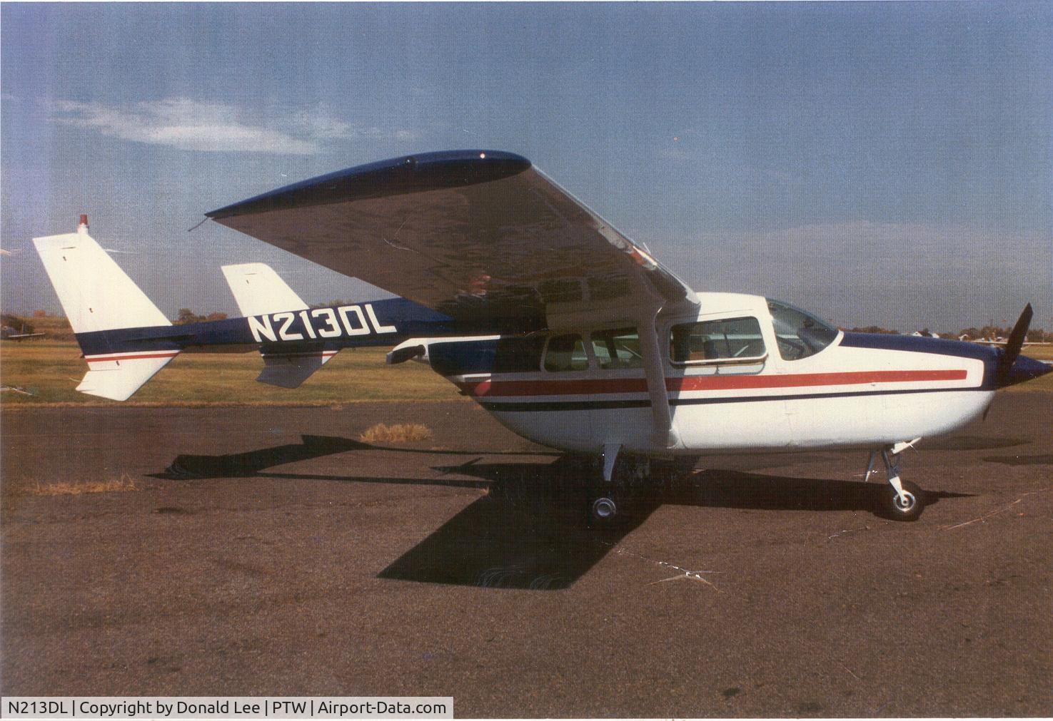 N213DL, 1965 Cessna 337 Super Skymaster C/N 337-0033, N213DL, taken at Pottstown-Limerick Airport circa 1982