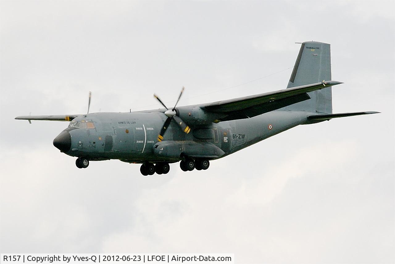 R157, Transall C-160R C/N 157, Transall C-160R, On display, Evreux-Fauville Air Base 105 (LFOE) open day 2012