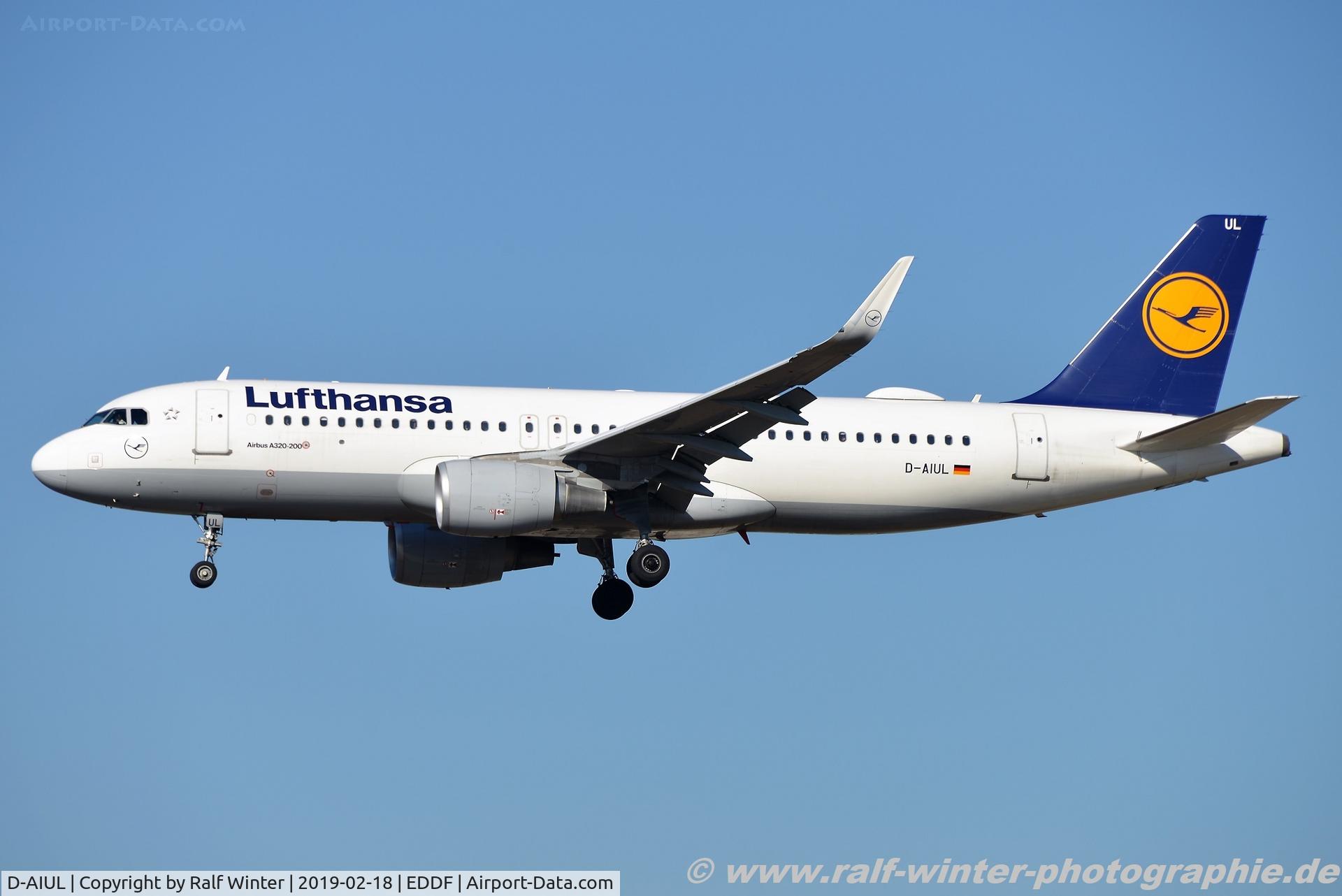 D-AIUL, 2015 Airbus A320-214 C/N 6521, Airbus A320-214(W) - LH DLH Lufthansa - 6521 - D-AIUL - 18.02.2019 - FRA
